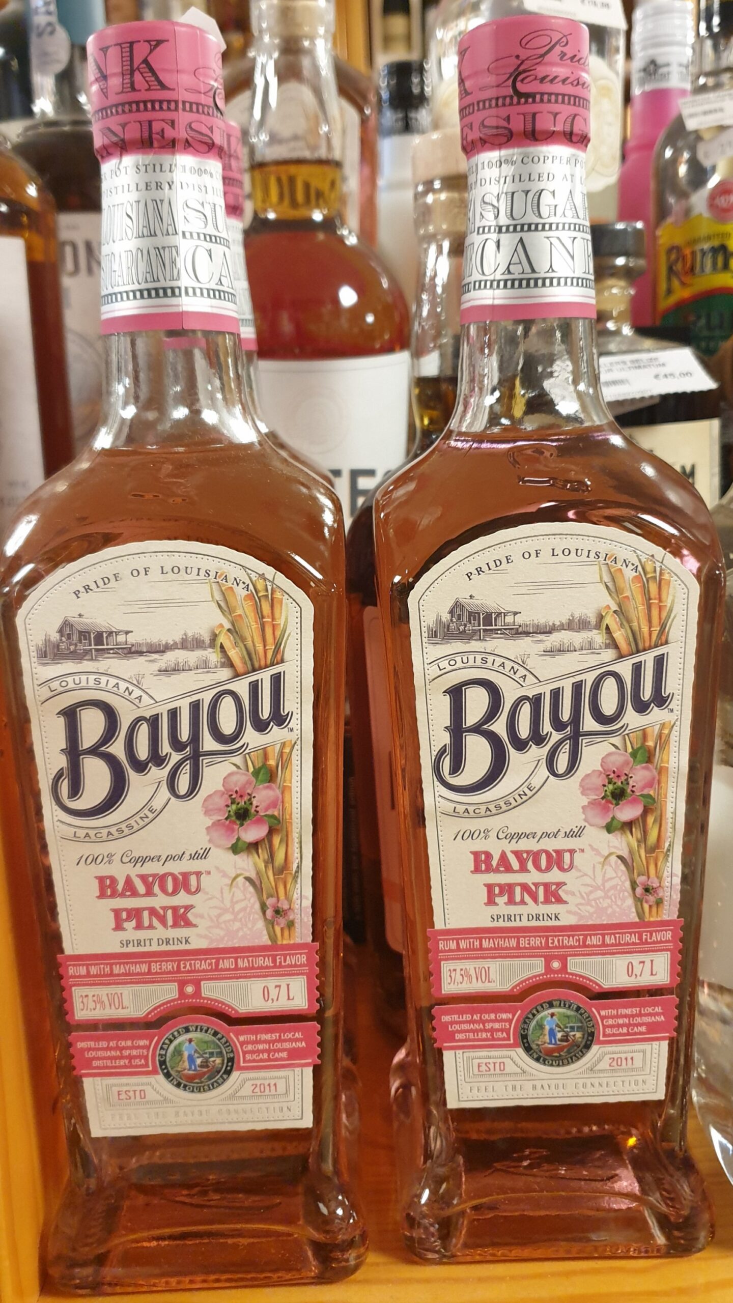 Pink Rum Bayou Pink Rum online bestellen? - Drankenwebshop